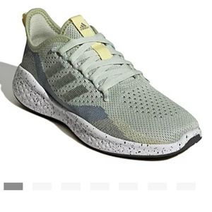 Adidas WMN Fluidflow 2.0 Lt Green Running Shoes Size 5.5 Feels like Size6W/6.5M